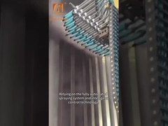 Sistem garis cat lapisan bubuk untuk substrat besi dengan warna yang dapat disesuaikan