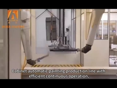 PLC dikendalikan Langit-langit dipasang Sistem Chain Conveyor untuk aplikasi tugas berat