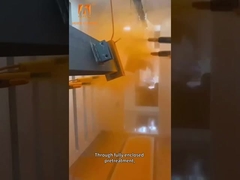 Sesuaikan Lapisan Warna Otomatis Powder Coating Line Rantai / Mesh Belt Conveyor Jenis