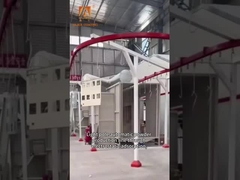 Ceiling Mounted PLC Control Overhead Conveyor System Dengan Kecepatan Variabel Dan Kebisingan Rendah