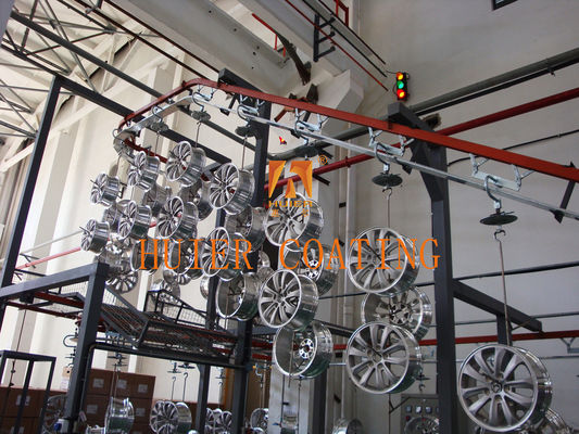 Garis cat elektrostatik otomatis dengan 5% kesalahan seragam dan 60% penggunaan cat