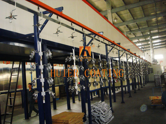 Lini Lukisan Elektrostatik dengan Keakuratan Lapisan ±5 Mikron dan Penggunaan Cat 60%+
