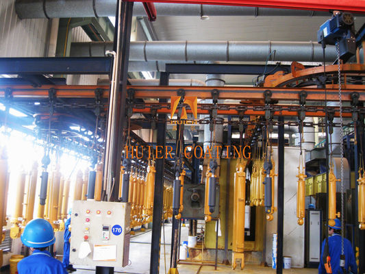 Profesional Electrostatic Spray Painting Line Untuk Penutup Cat Konsisten Dalam 5% Kesalahan
