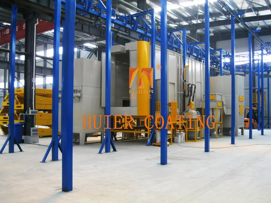 Kekuatan Industrial Electrostatic Powder Coating Line Dengan Operasi Otomatis