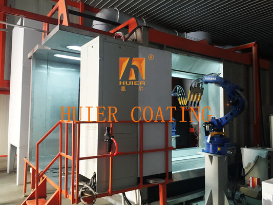Disesuaikan hemat energi Otomatis Powder Coating Line Produksi Untuk Rantai / Mesh Belt Conveyor System