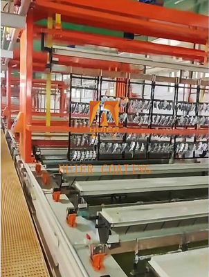PLC dikendalikan Electroplating Line Produksi Dengan modus intermiten Dan Fitur Keamanan