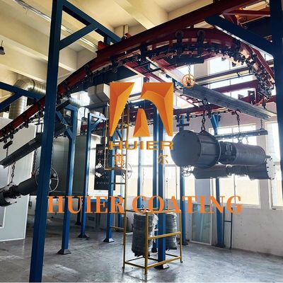 Valve Electrostatic Spray Painting System Lini Mewarnai Elektrostatik Valve Besar