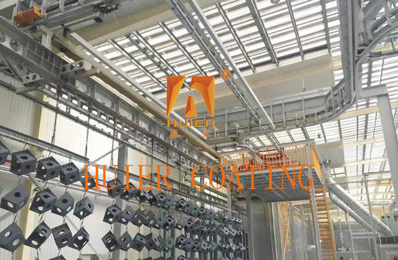 Sistem Conveyor Gantung untuk Pabrik Cerdas Solusi Pengangkutan Overhead Bebas Daya untuk Jalur Produksi