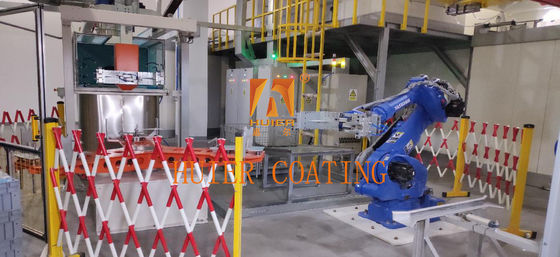 Lini Lapisan Serbuk Otomatis yang Sangat Terpuji untuk Produksi Bahan Magnetik Permanen