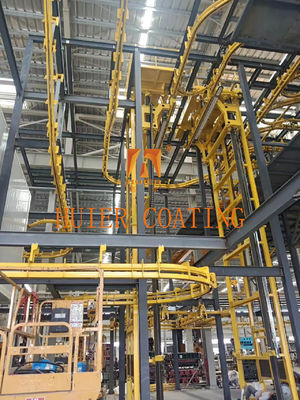 Sistem Conveyor Gantung Berkinerja Tinggi yang Nyaman untuk Produksi Lapisan Bagian Berbentuk Khusus