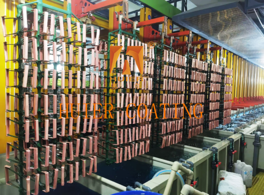 Lini Produksi Elektroplating Benda Kerja ABS dengan Kontrol Cerdas